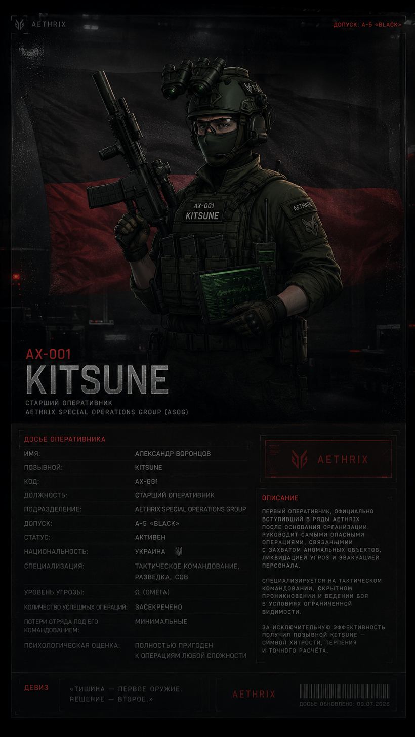 AX-001 KITSUNE dossier